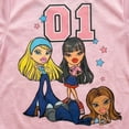 thumbnail image 7 of Bratz Girls Baseball Jersey Shirt, Button-Down Mesh Graphic Top, Youth Sizes 716, 7 of 7