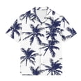 thumbnail image 5 of Atogsazn Kids Boys Hawaiian Floral Printed Shirts Children Casual Button Down Short Sleeve Shirt Beach Summer Tops White 9-10 Years Fashion, 5 of 8