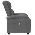 thumbnail image 4 of vidaXL Massage Chair Dark Gray Fabric Single Massage Chair Rectangular, 4 of 12