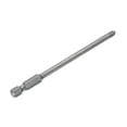 thumbnail image 3 of Uxcell PH2 Phillips Screwdriver Bit 1/4" Shank 100mm Long Magnetic S2 Steel 4.5mm Rod Screw Drill Bit, 3 of 7