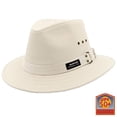 thumbnail image 4 of Panama Unisex Jack Men's Original Canvas Safari Sun Hat, White, 4 of 5