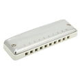 thumbnail image 1 of Dioche 10‑Hole Harmonica, Blue Harmonica, Abs Resin Material Waterproof For Beginners Professional, 1 of 8