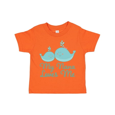 

Inktastic My Nana Loves Me Gift Toddler Boy or Toddler Girl T-Shirt