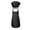 black, variant on Children Chef Apron Front Pocket Bib Boys Girls Apron Kitchen Craft Kids Apron Painting Cooking Baby Pinafore+Hat Sets