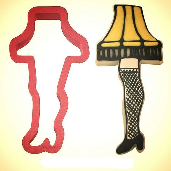 Leg Lamp Cookie Cutter 5 in