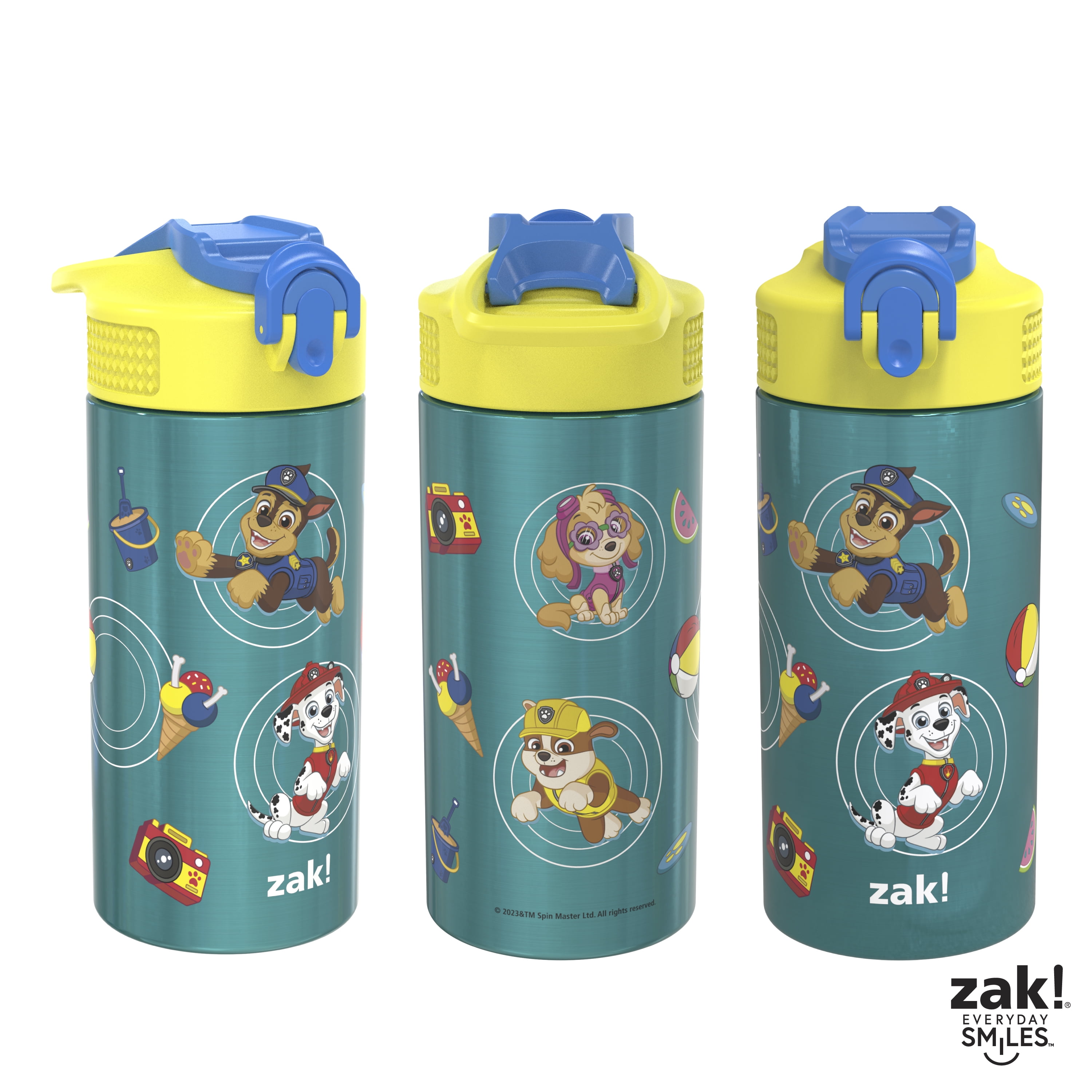 Paw patrol pups kids flip top water bottle stainless steel – Happy at Home  Creations