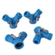 thumbnail image 2 of Tap Y Splitter 2 Way 2 Valves Hose Splitter Connector for Garden Hose Faucet EU Standard 4pcs Blue, 2 of 5