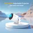 thumbnail image 5 of XGODY Gimbal 3 NEW Smart Mini Portable Projector with Bluetooth & WiFi,Support 1080P,White, 1 Count, 5 of 11