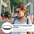 thumbnail image 4 of Raindrops Black Adjustable Camera Neck Strap with Double Zipper Pockets for Secure Carrying, 4 of 7