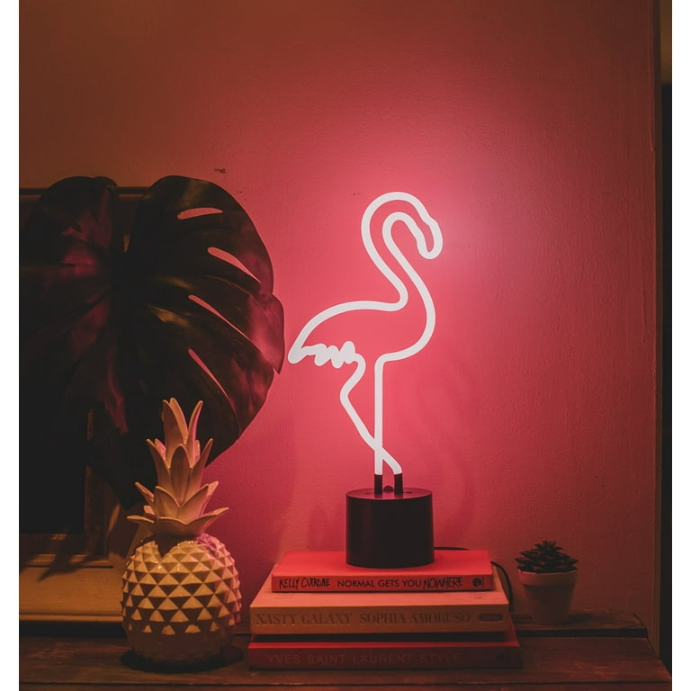 Neon Decorations Led Flamingo Neon Used For Desktop - Temu