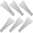 thumbnail image 1 of Pinzas de acero inoxidable avanzadas ckepdyeh para servir alimentos, pinzas para bufé, pinzas para alimentos, pinzas plateadas, pinzas de cocina, 1 of 6