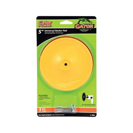 

Gator 5 in. Dia. Plastic Backing Pad 1/4 in. 3000 rpm 1 pc.