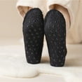 thumbnail image 5 of Fuzzy Socks for Women No Show Fall Fashion Must Haves Foot Warmer Ankle Cozy Winter Socks Black, 5 of 6