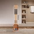thumbnail image 4 of 72 Pay Floor-Standing Rotating Glasses Storage Display Stand with Wheels & Cabinet Commercial Sunglasses Storage Organizer Eyewear Hanging Rack Wooden Reading Glasses Holder for Retail Shop, 4 of 27
