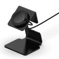 thumbnail image 2 of Soporte de carga jixopn para reloj, soporte de silicona con bobina para tarjetas, compatible con la serie Watch (negro), 2 of 8