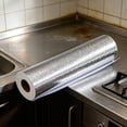 thumbnail image 4 of Aluminum Foil Oil Proof Backsplash Sticker Waterproof Heat Resistant Peel and Stick Wallpaper for Kitchen, 4 of 9