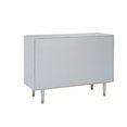 thumbnail image 5 of Linon Alick Wood Geo Texture 6 Drawer Dresser with Gold Hardware in Gray, 5 of 11