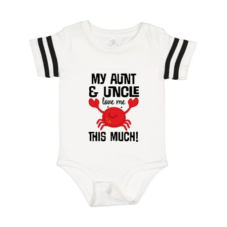 

Inktastic My Aunt and Uncle Love Me Nephew Gift Baby Boy or Baby Girl Bodysuit