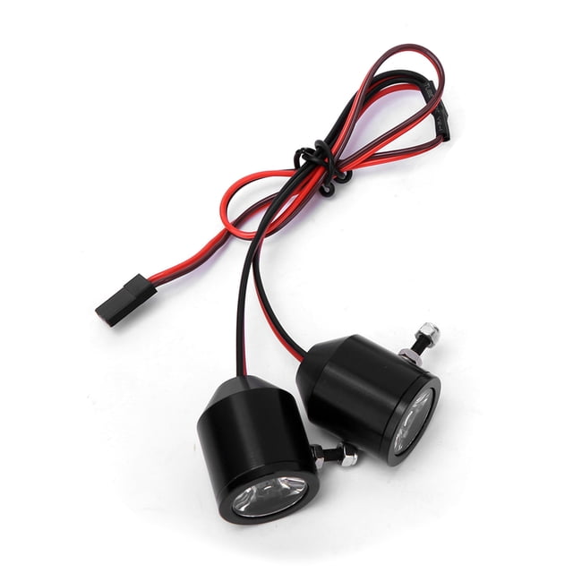 3W LED Searchlights, Aluminum Alloy Housing, Easy Installation,for All Types of Remote Control Car