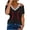 Black womens blouses and tops dressy, variant on Wycnly Womens Blouses and Tops Dressy Beach Going out Plus Size Lightweight Comfy Cold Shoulder Tunic Shirts Summer Striped Print V-Neck Short Sleeve Cute Tees Tops Light Blue l