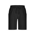 thumbnail image 5 of cfhntfmh Lounge Shorts for Men Soft Elastic Waisted Summer Shorts Big and Tall Casual Wide Leg Gym Running Activewear Clothes, 5 of 7