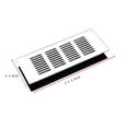 thumbnail image 1 of Grille d'Aération en Aluminium 80*150-400 mm à Lames Argentées, Grille de Ventilation, Couvercle de Grille, 1 of 4