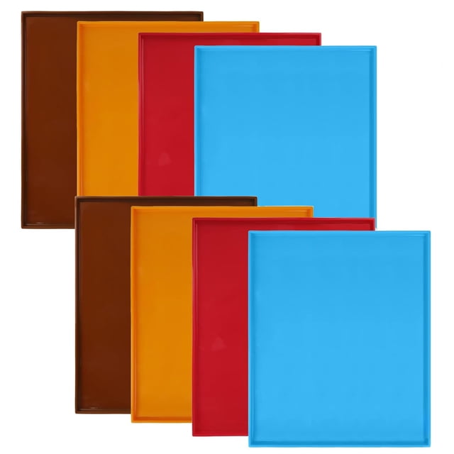 Láminas de silicona para deshidratador DIYYILIF 30 x 25 cm, paquete de 8