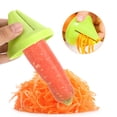 thumbnail image 5 of Multifunction Spiral Vegetable Fruit Slicer Cutter Grater Twister Peeler Kitchen Gadgets(Green), 5 of 8
