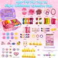 thumbnail image 2 of LINXUXIE 6-in-1 Weaving Loom,  DIY Arts, Friendship Bracelet Kit and Crafts Sets for Bracelet & Potholder & Bag, Birthday Gifts for 6-12 Years Old, 2 of 7