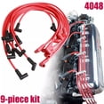 thumbnail image 1 of New HEI Spark Plug Wires Straight Replacement 8mm High Performance Spark Plug Wire Sets Compatible with 283 307 327 350 400 HEI SBC Spark Plug Wire Set Replacement, 1 of 3