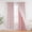 Pink, variant on Uledge Pink Blackout Curtains for Bedroom & Nursery, Double Layer Pom Pom Sheer Grommet Drapes for Girls Room, Light Blocking Window Panels, 52 x 84 Inch, Set of 2