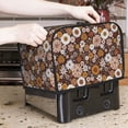 thumbnail image 2 of Toaster Covers 2 Slice, Sunflowers Eye Waterproof Bread Machine Cover Fits for Standard 2 Slice Toasters, Home Decor Toaster Protection with Hanging Rope, 2 of 7