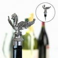 thumbnail image 3 of Tapón de botella con forma de animal, para bar, tapas giratorias, sellador universal para champán DragonStopper Plata, 3 of 8