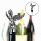 thumbnail image 3 of Tapón de botella con forma de animal, para bar, tapas giratorias, sellador universal para champán DragonStopper Plata, 3 of 8