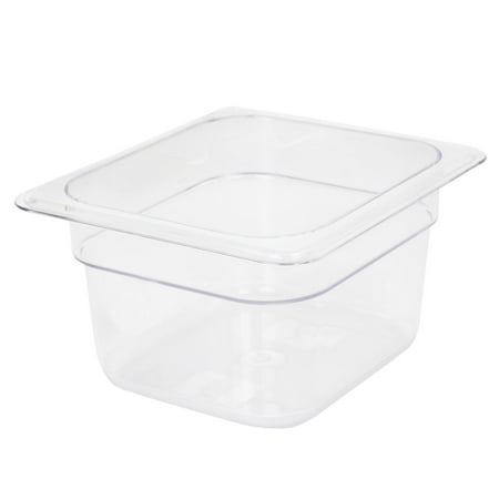 Polycarbonate Solid Food Pan Covers - Thunder Group SIXTH SIZE 4