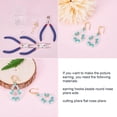 thumbnail image 6 of 120Pcs 4 Styles Earring Hooks Stainless Steel French Earring Hooks Ear Wires Fish Hook Earrings Silver Earrings Supplies Findings, 6 of 7