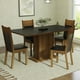 thumbnail image 2 of Juego de Comedor Madesa Mesa con Tablero de Madera 4 Sillas Negro Marrón, 2 of 10