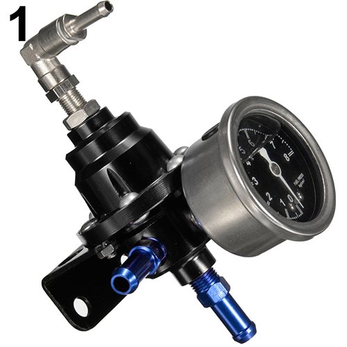 Universal Adjustable Auto Car Fuel Pressure Regulator with kPa Oil
