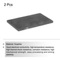 thumbnail image 3 of Unique Bargains Graphite Block Ingot Rectangle Graphite Electrode Plate 100x60x5mm for Melting Casting, Electrolysis, Pack of 2, 3 of 5