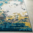 thumbnail image 4 of Hauteloom Dover Living Room, Bedroom Area Rug - Contemporary - Teal, Navy, Mustard - 5'3" x 7'7", 4 of 11