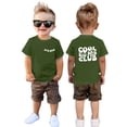 thumbnail image 2 of Big Brother Shirts for Boys,Cool Toddler Boys Brother Gift Shirt Big Bro Club Sibling Reveal Summer Baby Boy Short Sleeve Tees Tops Army Green 9-10Y, 2 of 6