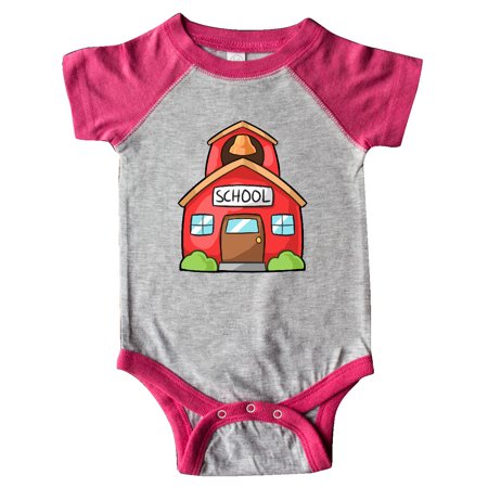 

Inktastic Cute School House Gift Baby Boy or Baby Girl Bodysuit