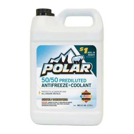 Polar 50/50 Prediluted Antifreeze Coolant, 1 Gallon