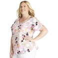 thumbnail image 7 of Tooniforms Scrubs Top For Women Round Neck Print TF787, 7 of 7