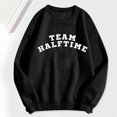 thumbnail image 4 of Wyzesi Sweatshirts à Col Rond pour Femmes, Mode Décontractée, Manches Longues, Imprimé, Pull Sans Capuche, Automne, Ajusté, Col en V, 4 of 5