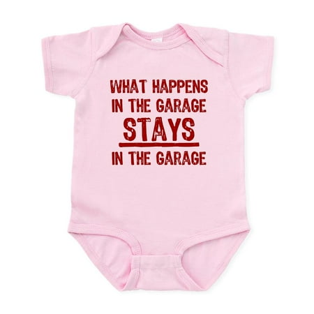 

CafePress - Stays In The Garage Infant Bodysuit - Baby Light Bodysuit Size Newborn - 24 Months