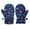 Dark Blue, variant on Kids Winter for Boys and Girls Insulated Mittens for Children Cold Weather Outdoor Play,Size:9cm/3.54''