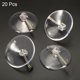 thumbnail image 3 of Ventosa con Desmontable Metal Ganchos 50mmx20mm Pared Colgador para Vidrio Ventana Puerta Hogar Cocina Baño, Transparente PVC, Paquete de 20 Unique Bargains ganchos de utilidad, 3 of 6