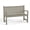 Grey, variant on Joxxoaa outdoor Bench, Waterproof & Weatherproof Garden Bench with Ergonomic Design, 2-Person Resin Bench for Porch, Deck, Patio, Outdoor, Garden & Park(Grey)