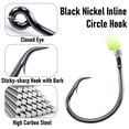 thumbnail image 4 of Deep Sea Fishing Rig with Glow Squid Lure Trolling Bottom Rig Surf Fishing Deep Drop Rig for Stripers Halibut Offshore (Style C,9l0 Hook), 4 of 6